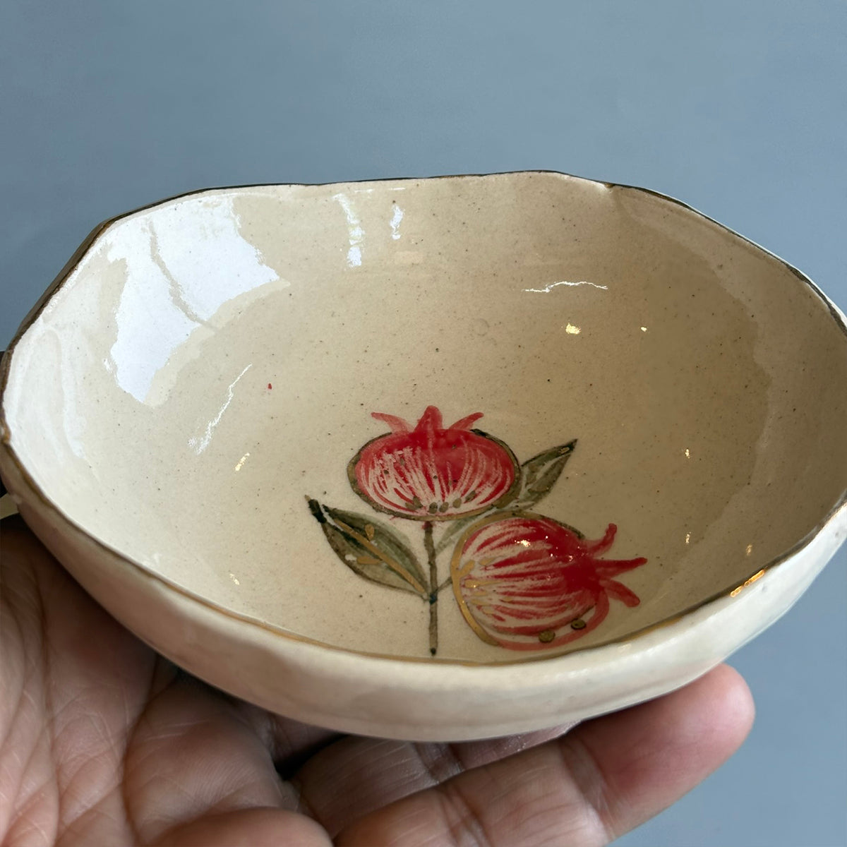 Anaar Tapas Bowl Red & Green - Red & Green Set Of 2