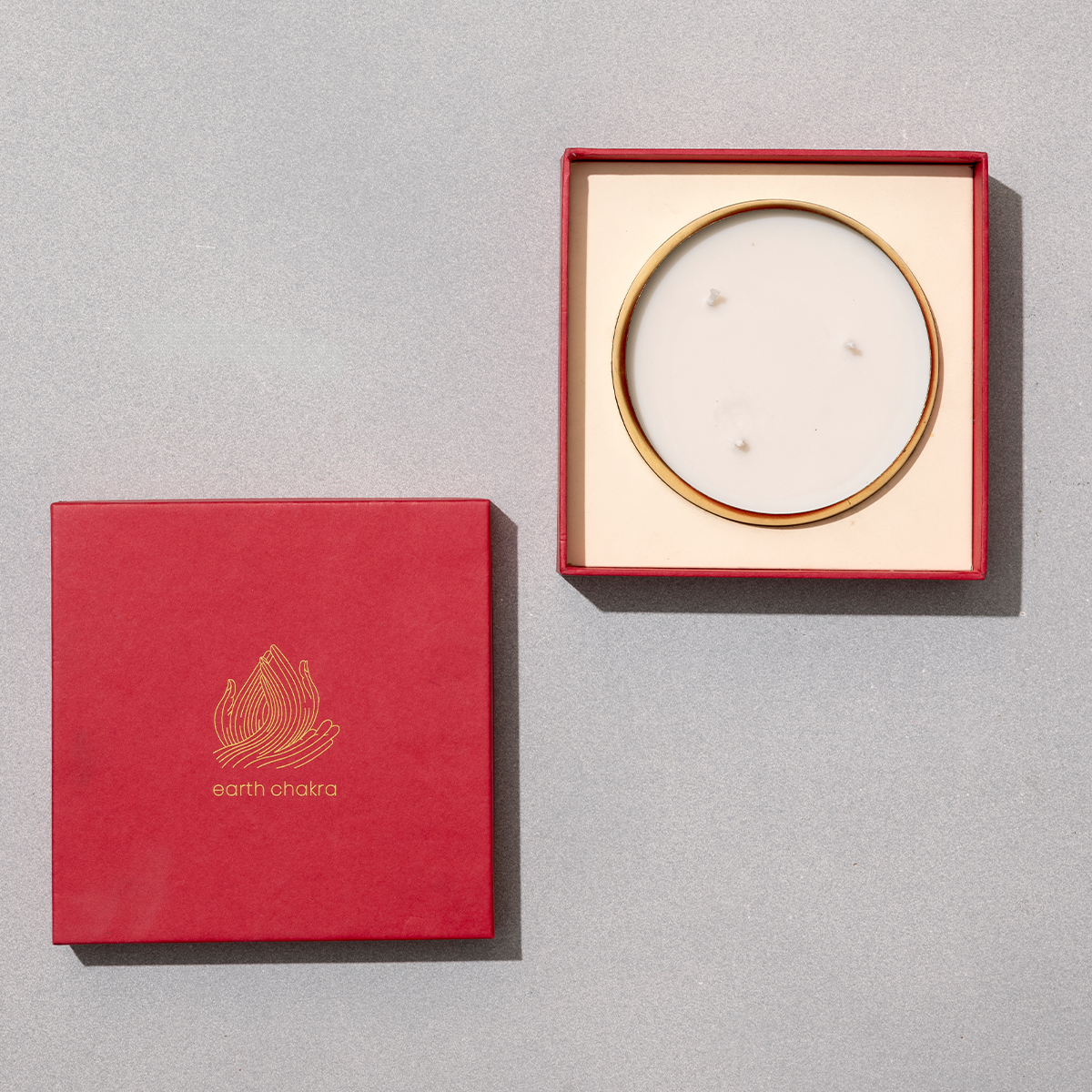 Gift Hamper | 3 Wick Scented Candles | Rose | Soy Wax Candles