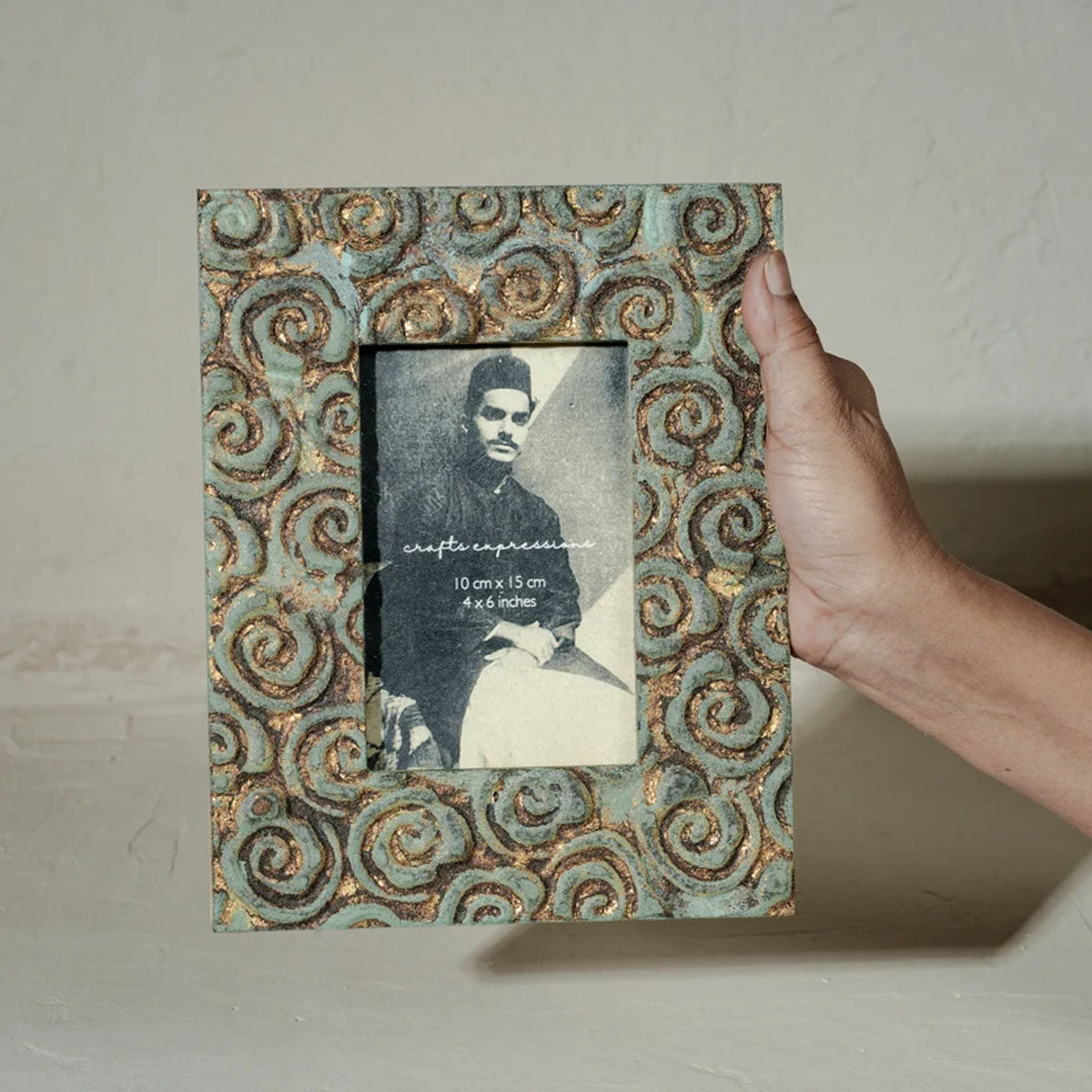 Jugnu Decorative Wooden Photo Frame | Holds 4x6 Inch Photo