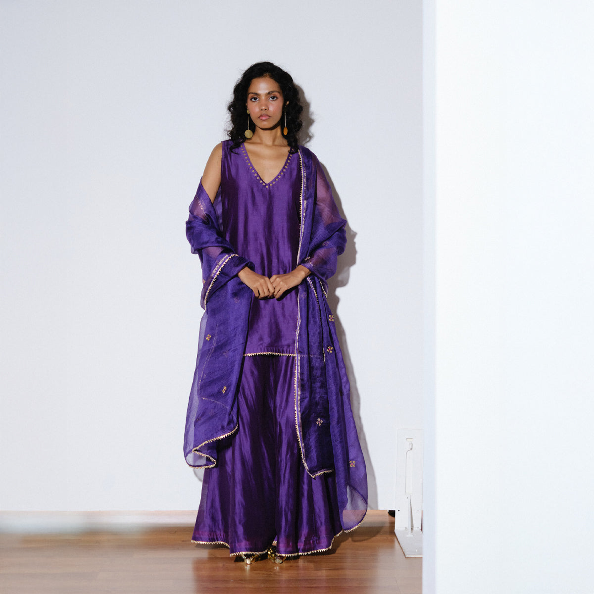 Angoor Silk Sharara Set