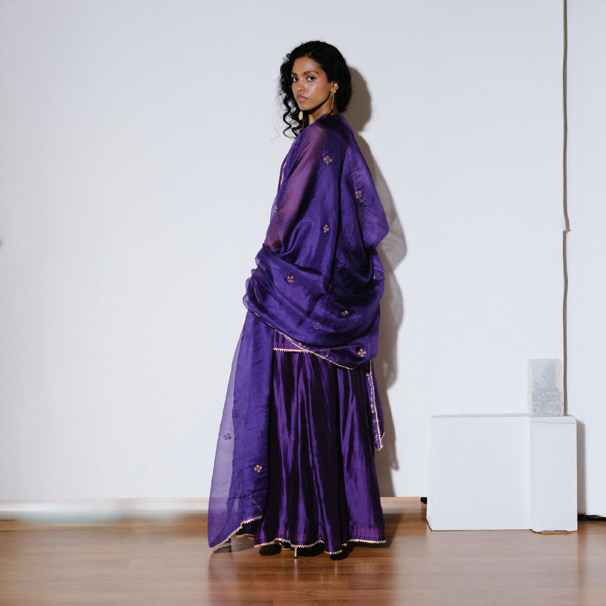 Angoor Silk Sharara Set