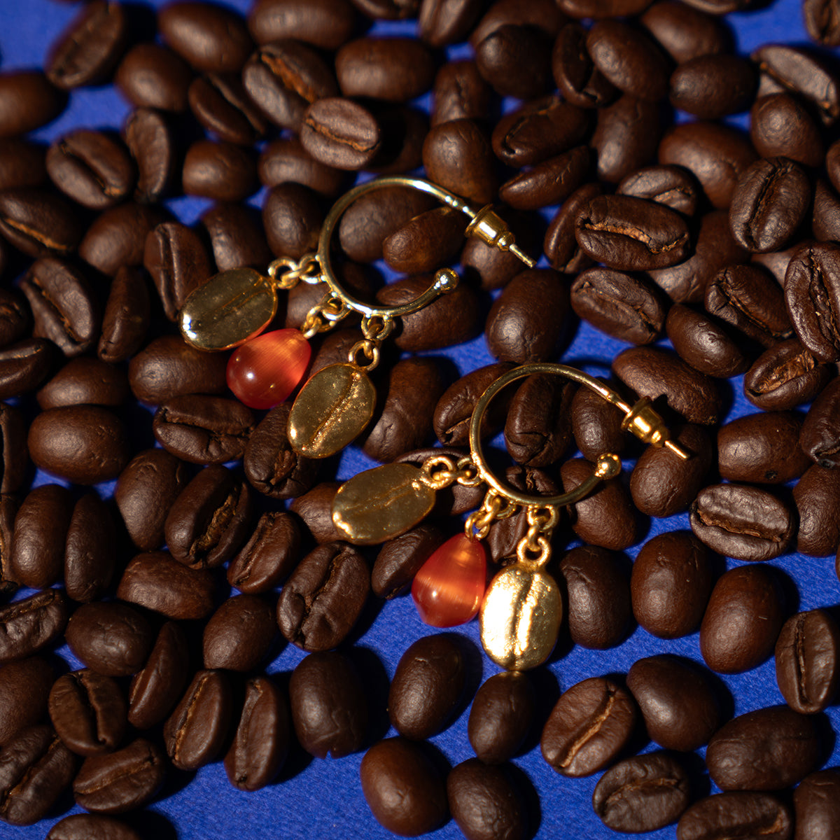 Coffee Berry Earrings