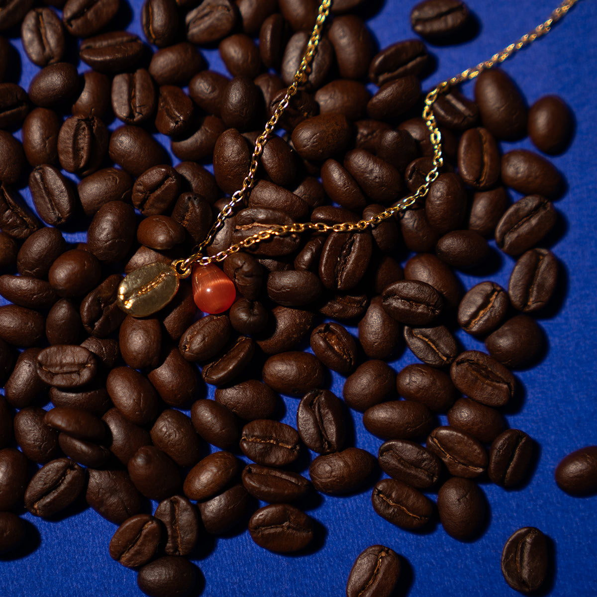 Coffee Cherry Neckpiece