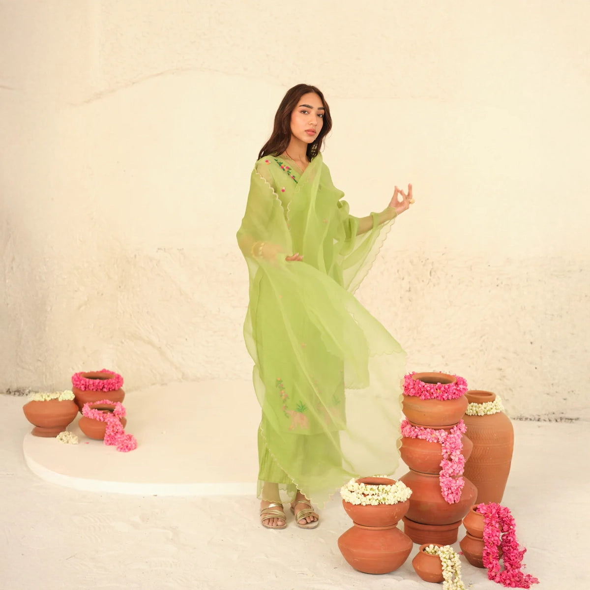 Numani Silk Organza Dupatta