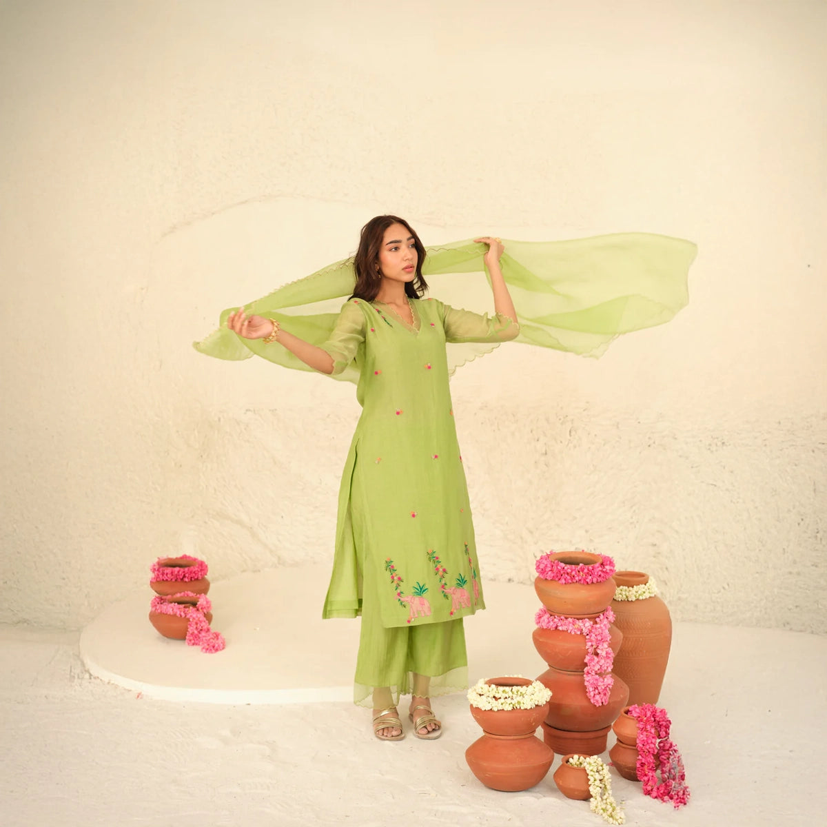 Numani Silk Organza Dupatta