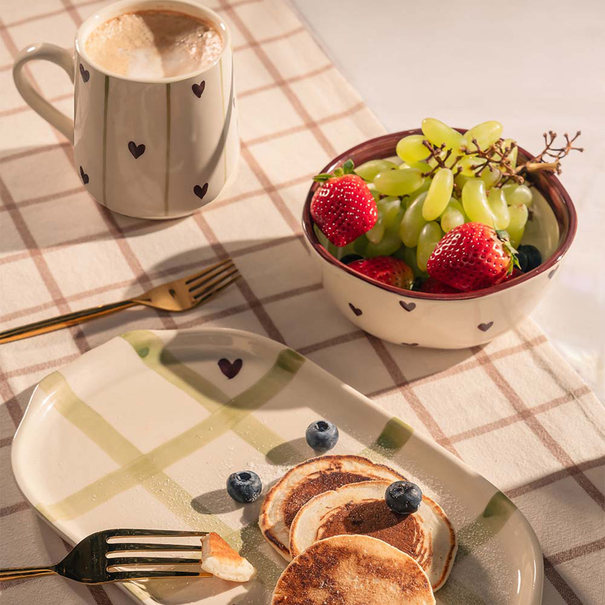 Lovestruck Red Breakfast Set