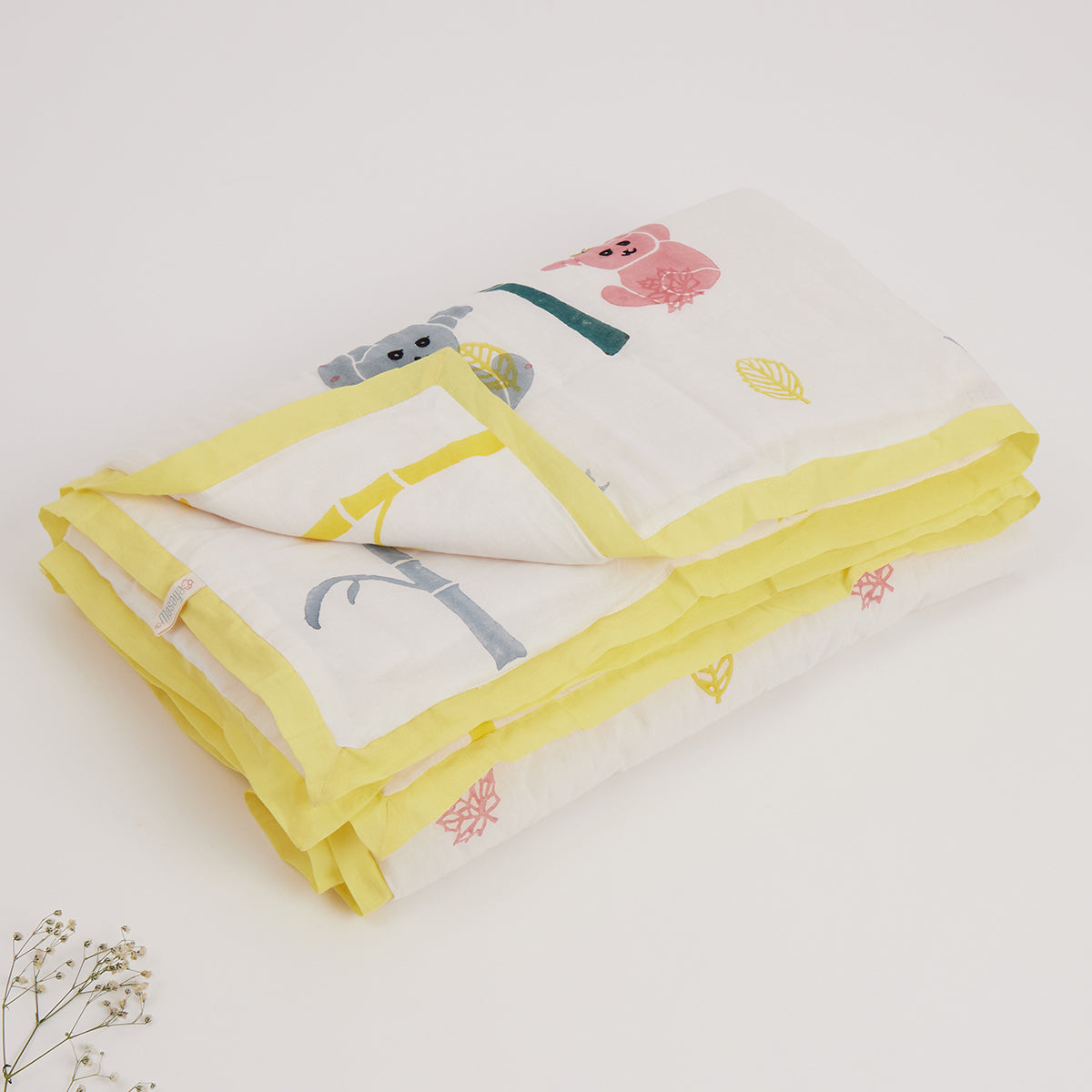 Masaya Quilt- K for Koala- Yellow
