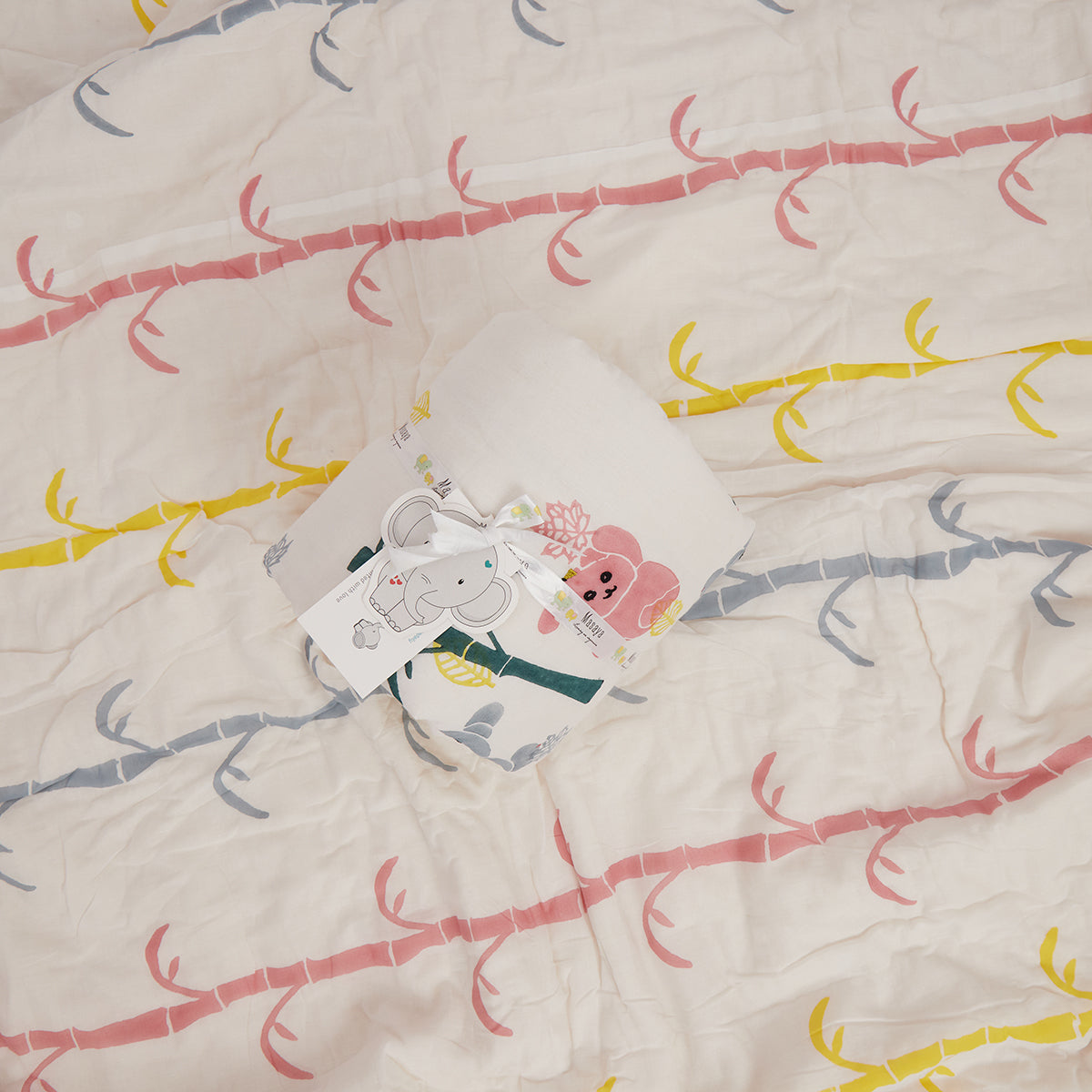 Masaya Quilt- K for Koala- Yellow