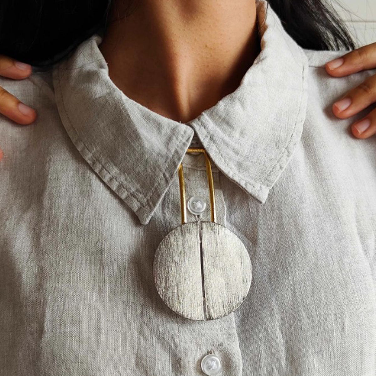 Twinning Moon-Neckpeice