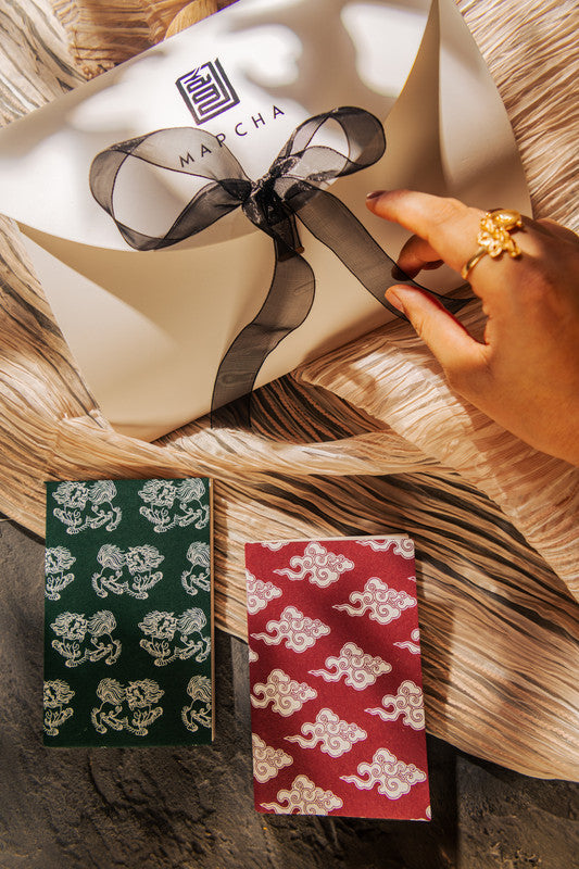 Wisdom Gift Set - Red & Blue Notebook