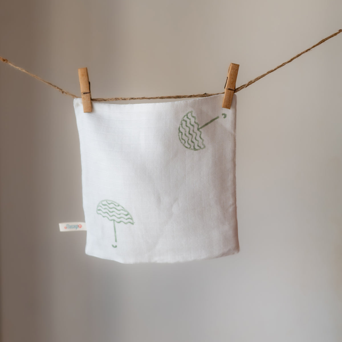 Baby Wash Cloth | Organic Muslin | Elle Multi | Set of 2