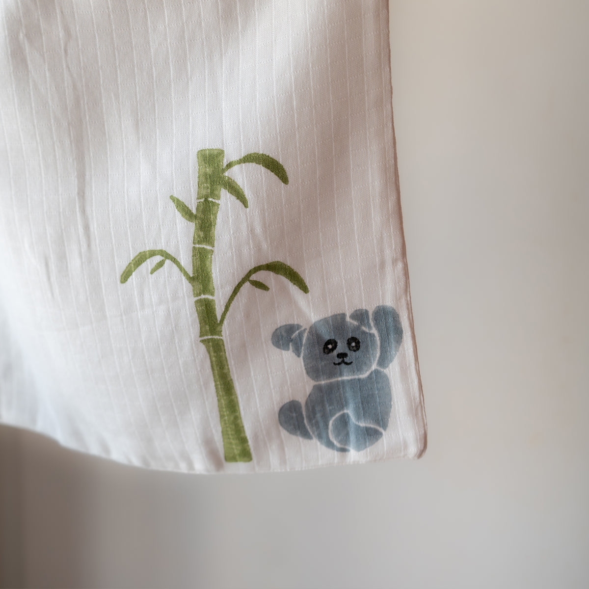 Baby Wash Cloth | Organic Muslin | Koala Purple | Set of 2