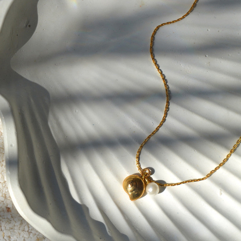 Sundial Neckpiece | Gold Plated