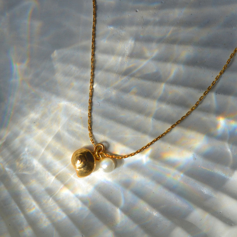 Sundial Neckpiece | Gold Plated