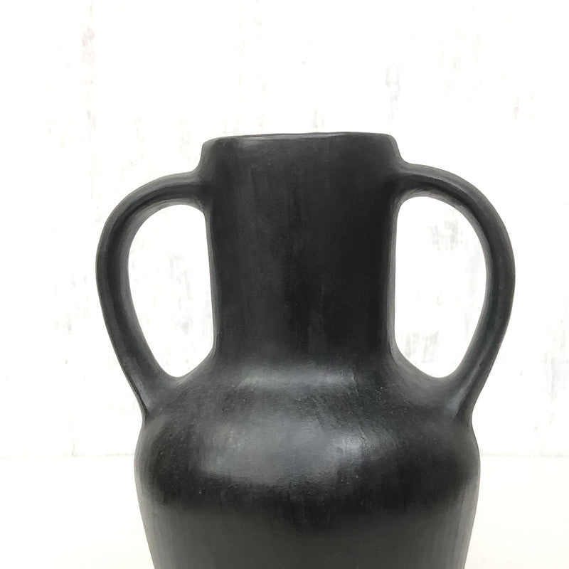 Black Pottery Vase