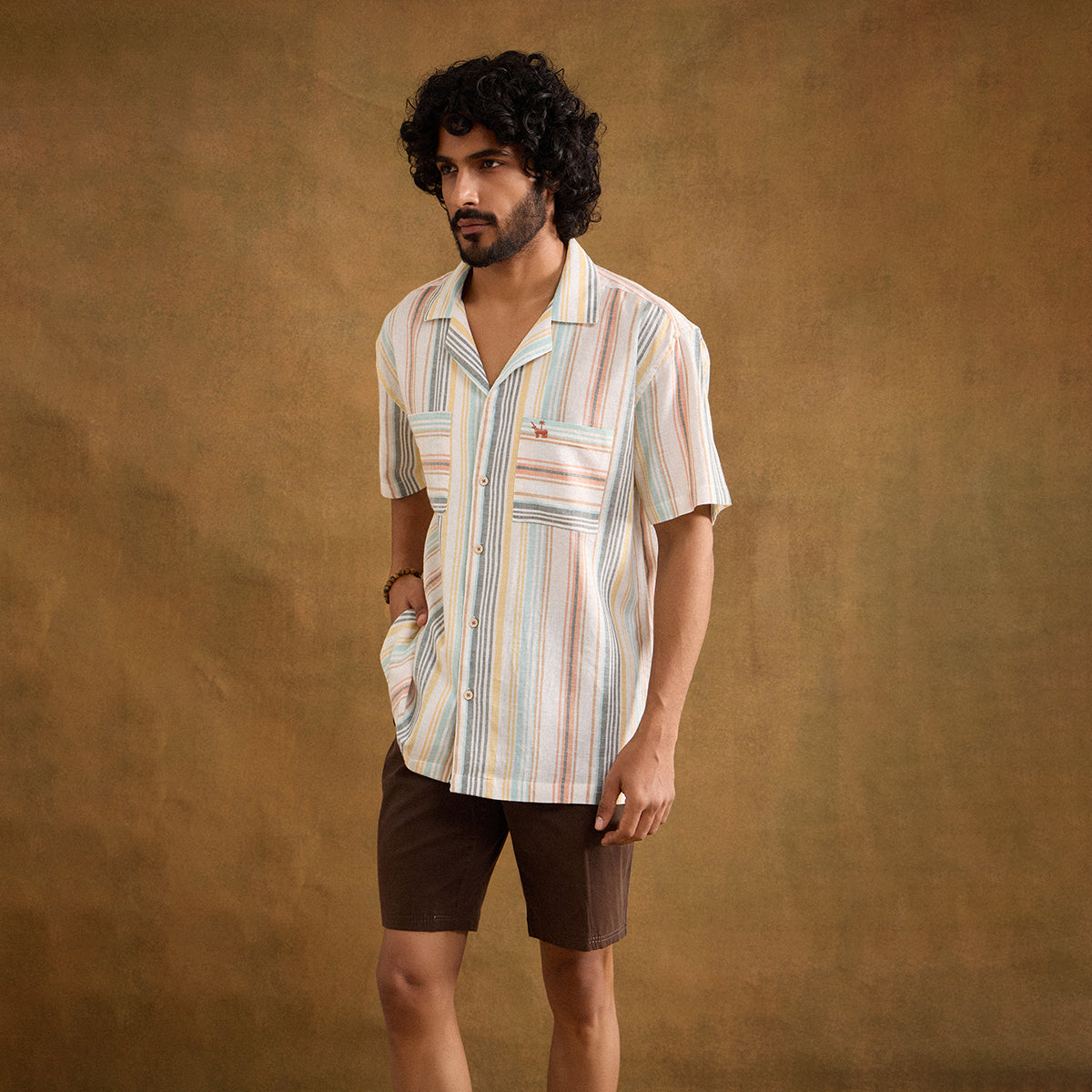Nile Cotton Linen Blend Shirt