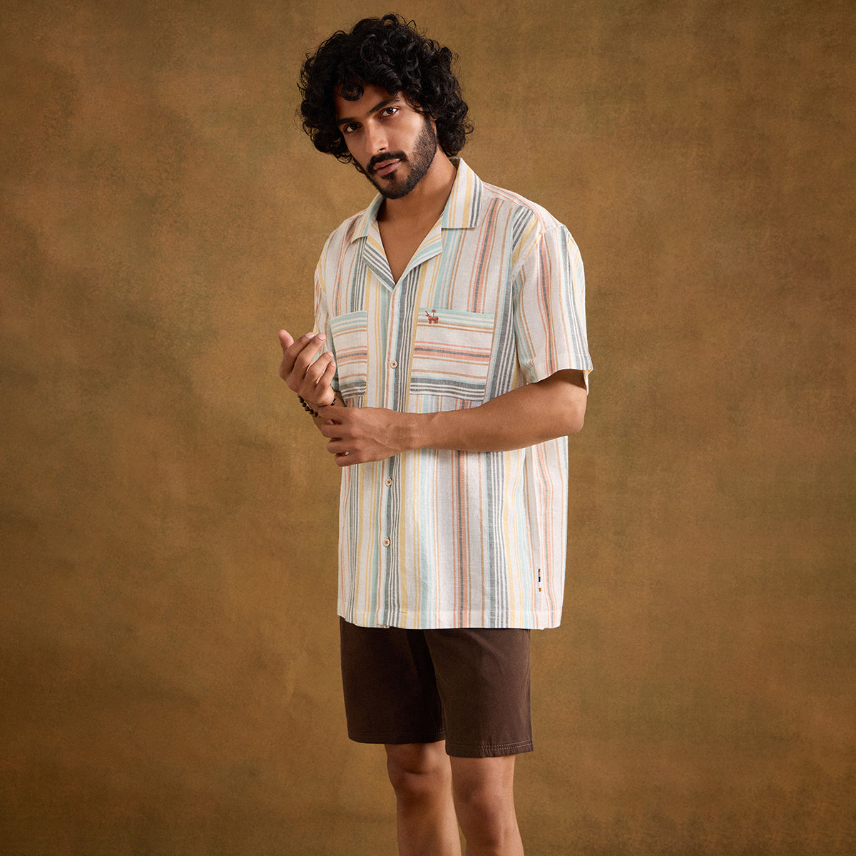 Nile Cotton Linen Blend Shirt