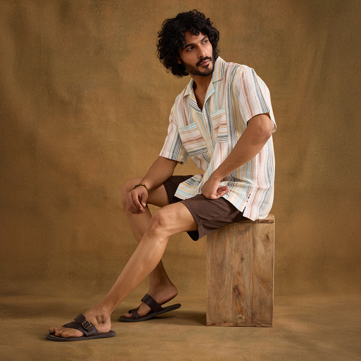 Nile Cotton Linen Blend Shirt