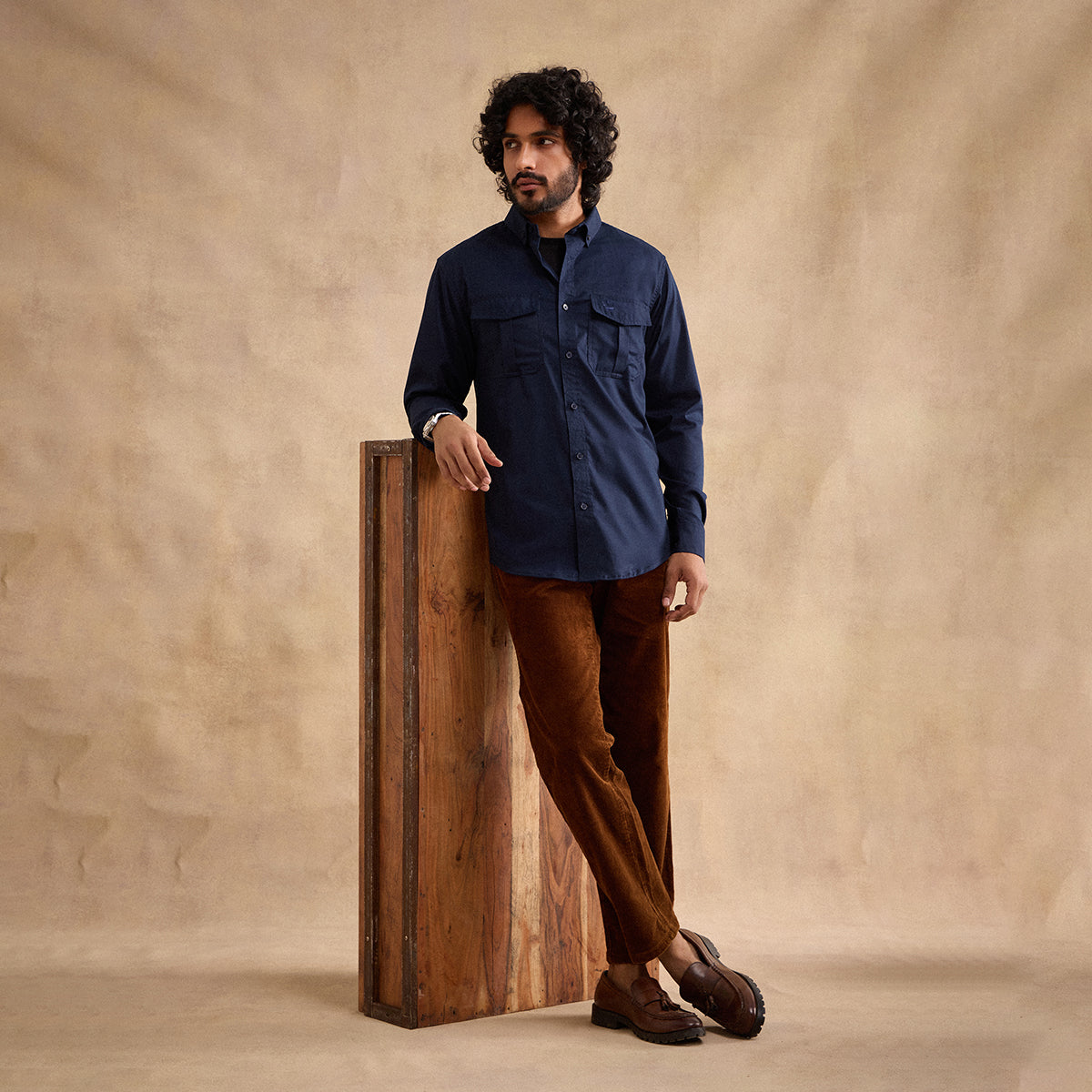 Charlie Shirt - Navy