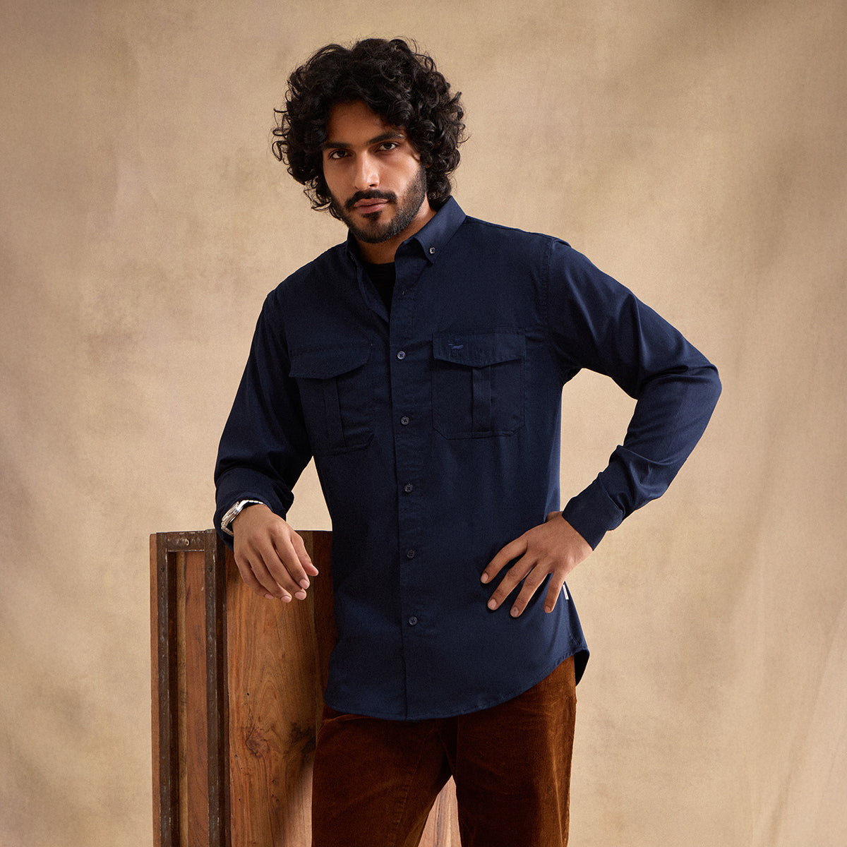 Charlie Shirt - Navy
