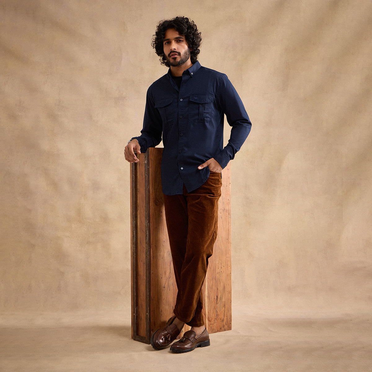 Charlie Shirt - Navy