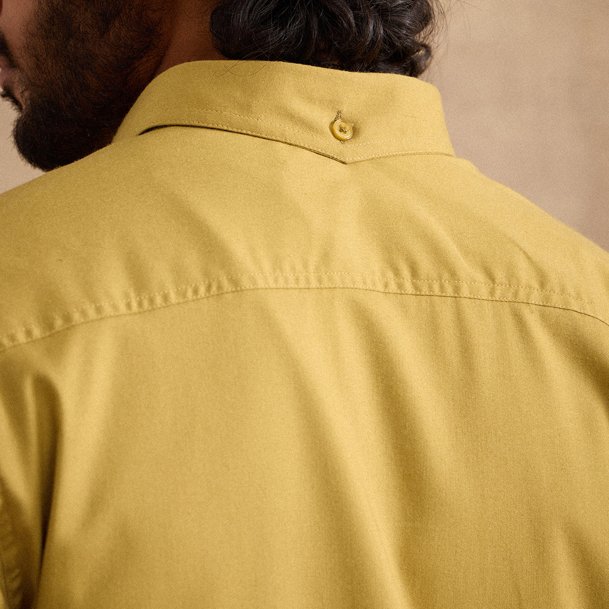 Charlie Shirt - Mustard Green