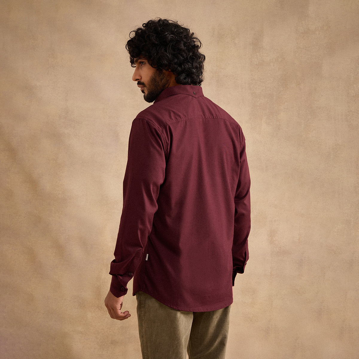 Charlie Shirt - Burgundy