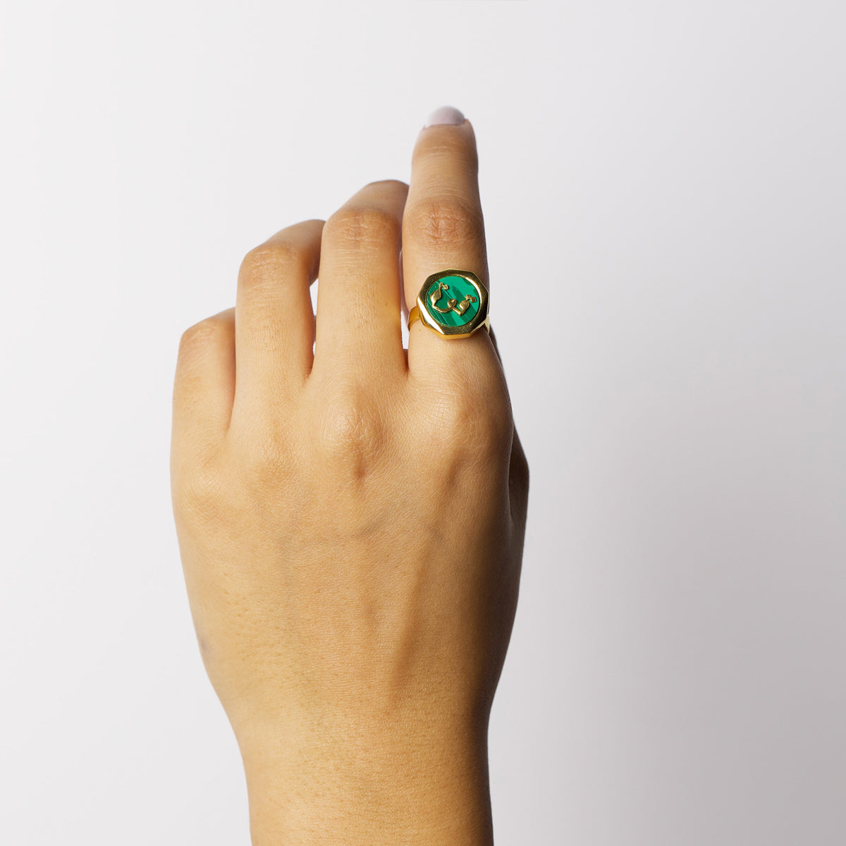 Power Malachite Ring - Adjustable