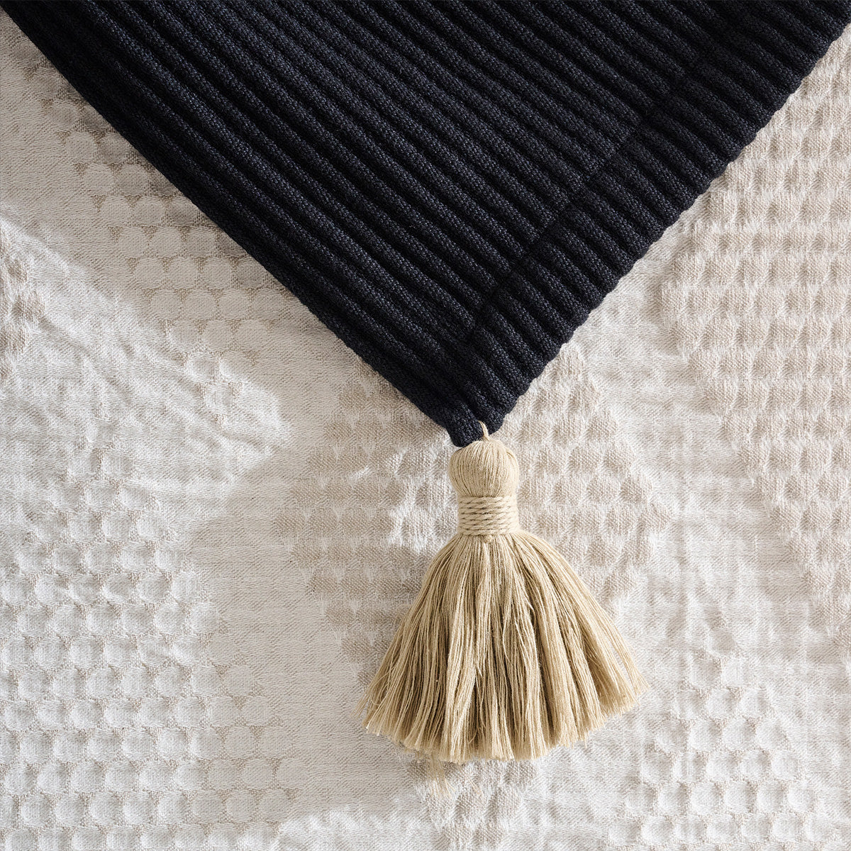 Pepper Plume | Cotton Bamboo | Cord Rib | Throw