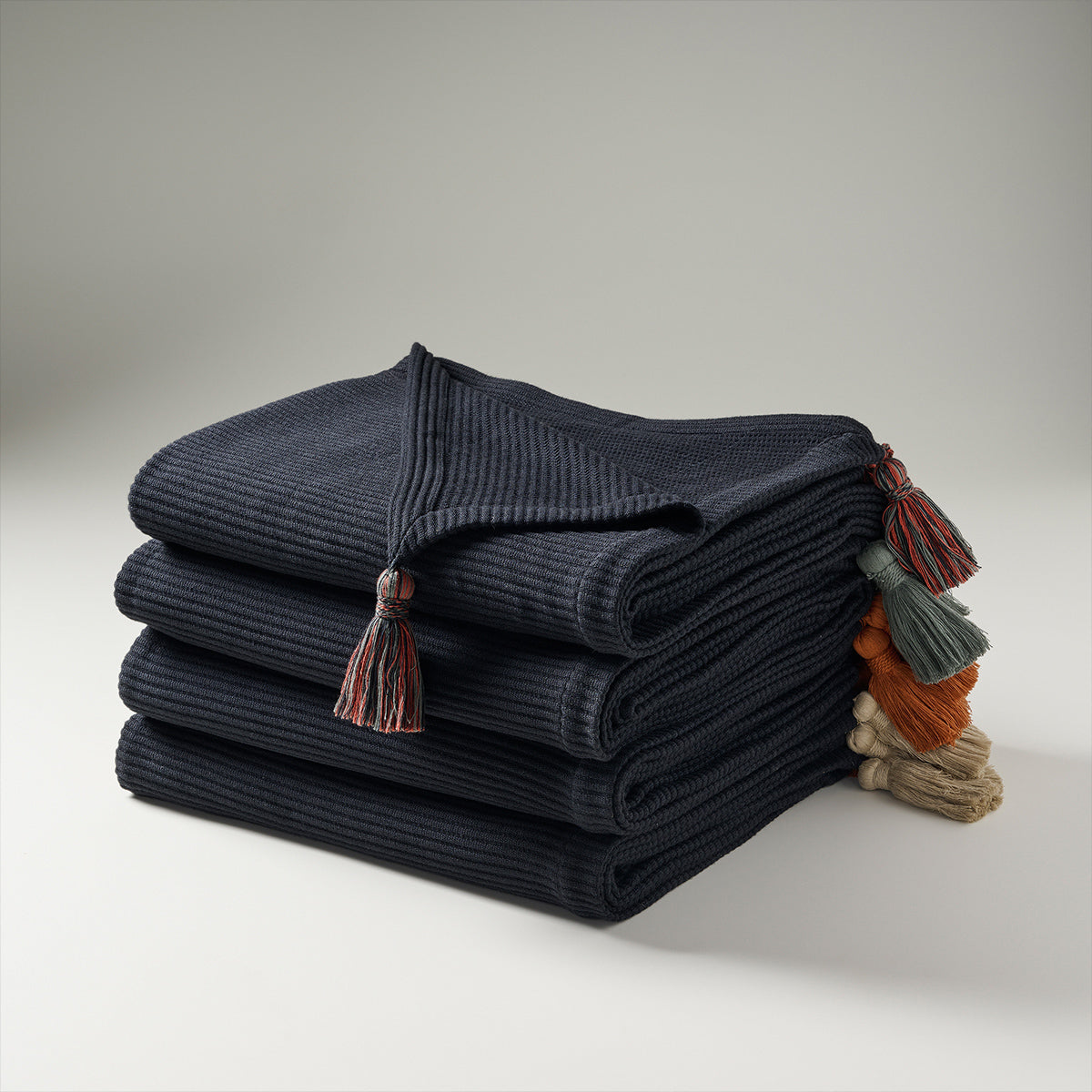 Pepper Plume | Cotton Bamboo | Cord Rib | Throw