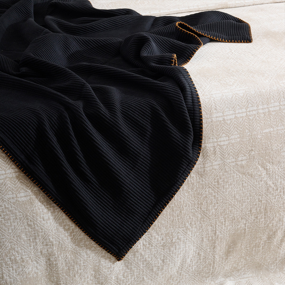 Pepper Whip | Cotton Bamboo | Cord Rib | Throw