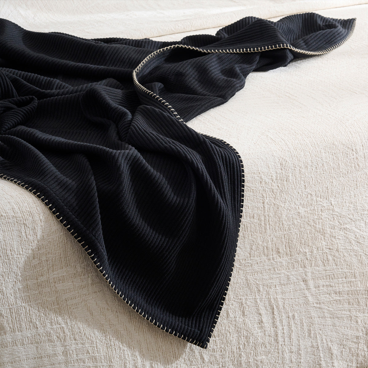 Pepper Whip | Cotton Bamboo | Cord Rib | Throw