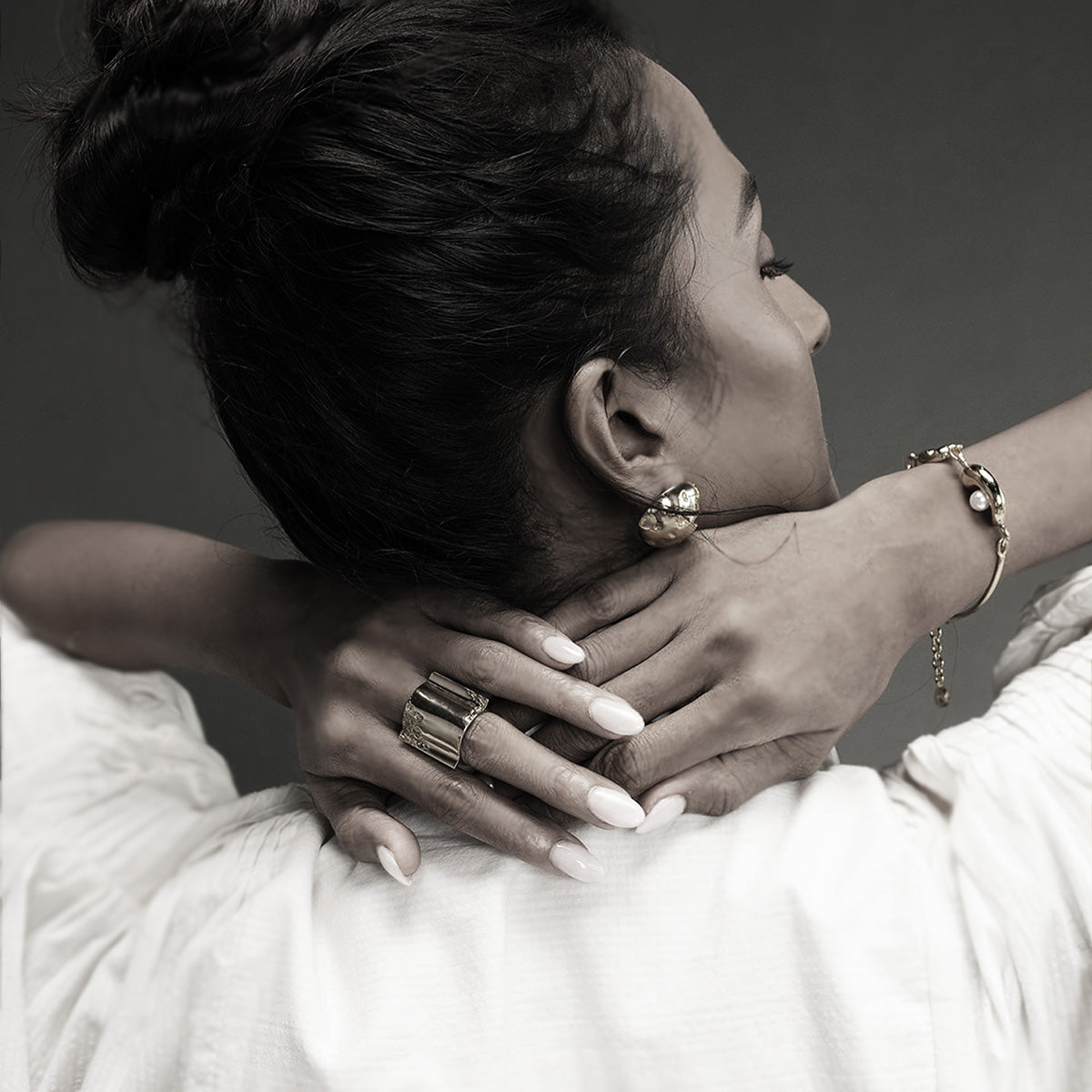 Cosmos Bracelet Chrome.(Set Of 1)