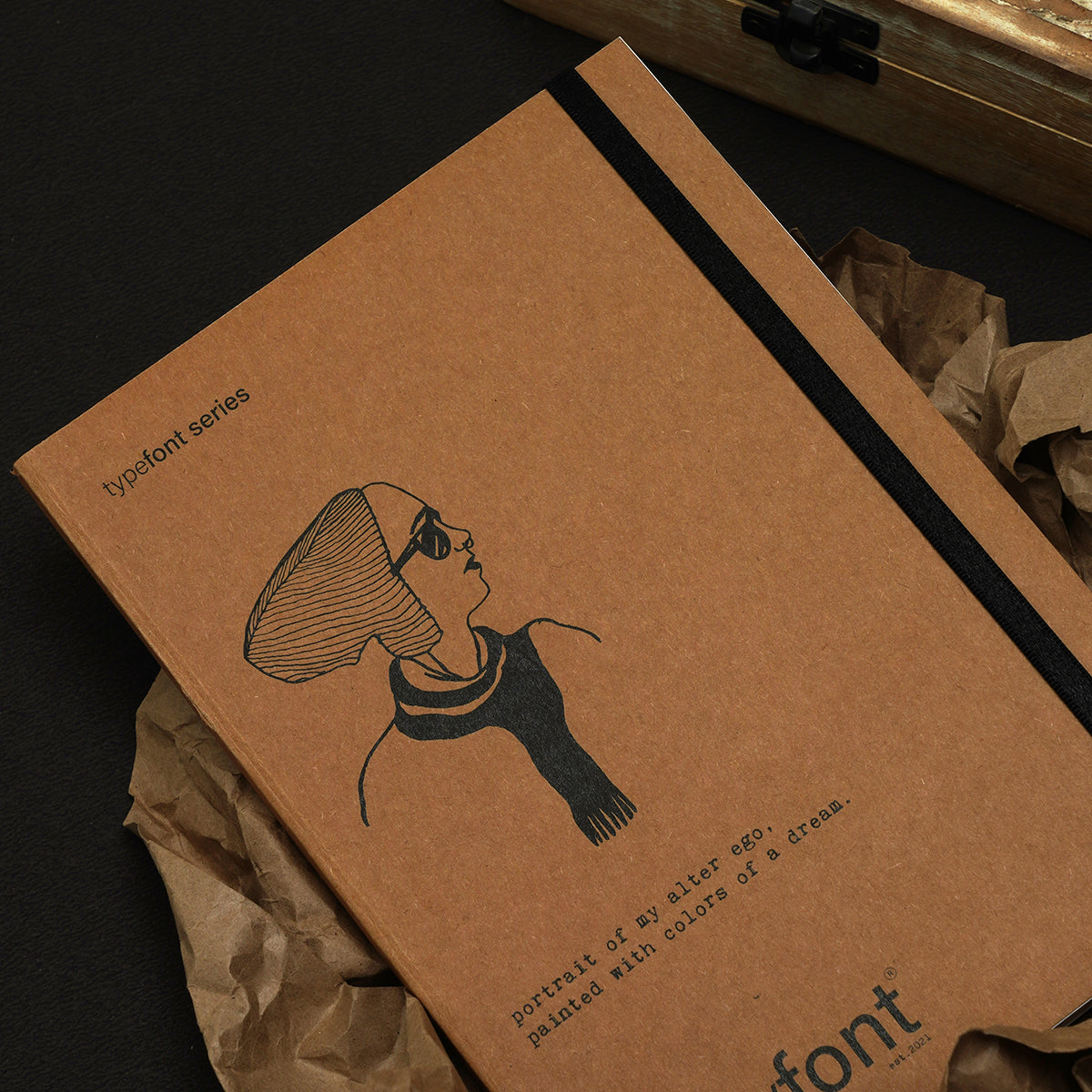 Portrait Kraftbook - Typefont Series