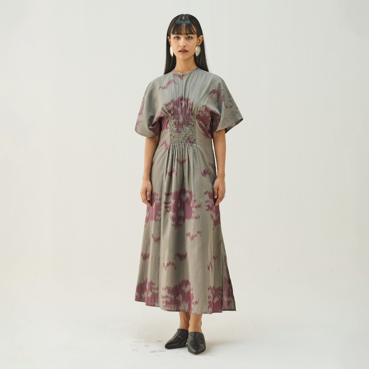 Purpose Handwoven Ikkat Maxi Dress