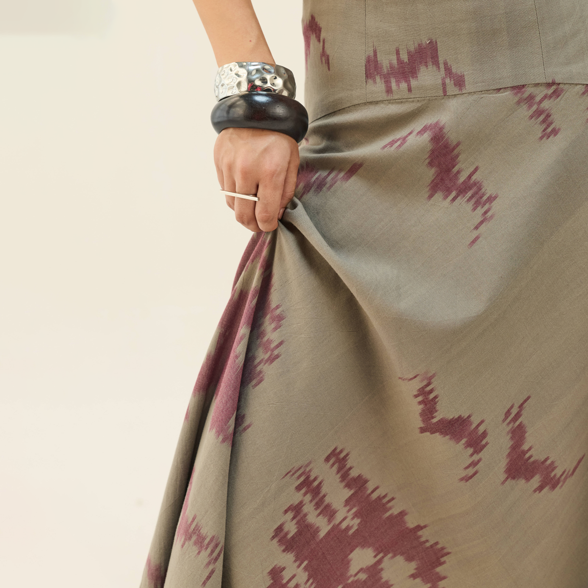 Purpose Handwoven Ikkat Skirt