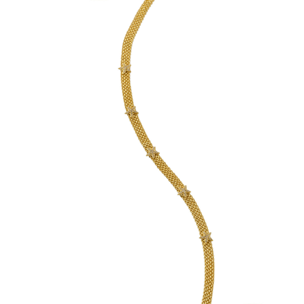 Flat Chain Star Choker