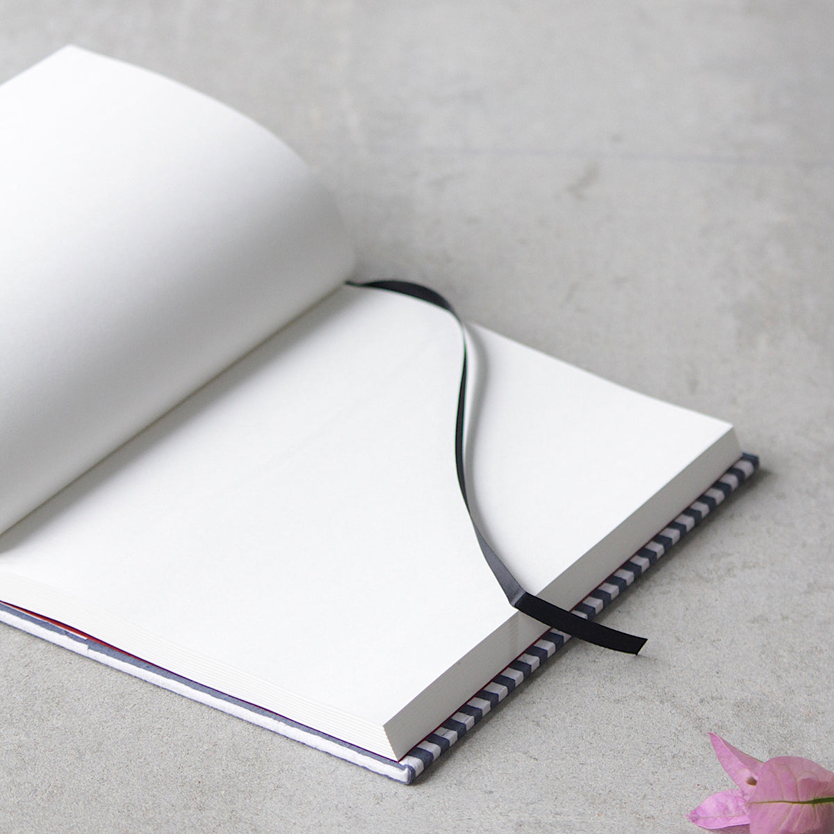 Paper Board Diary | Striped Design | Blue | A5 Size | 200 Pages