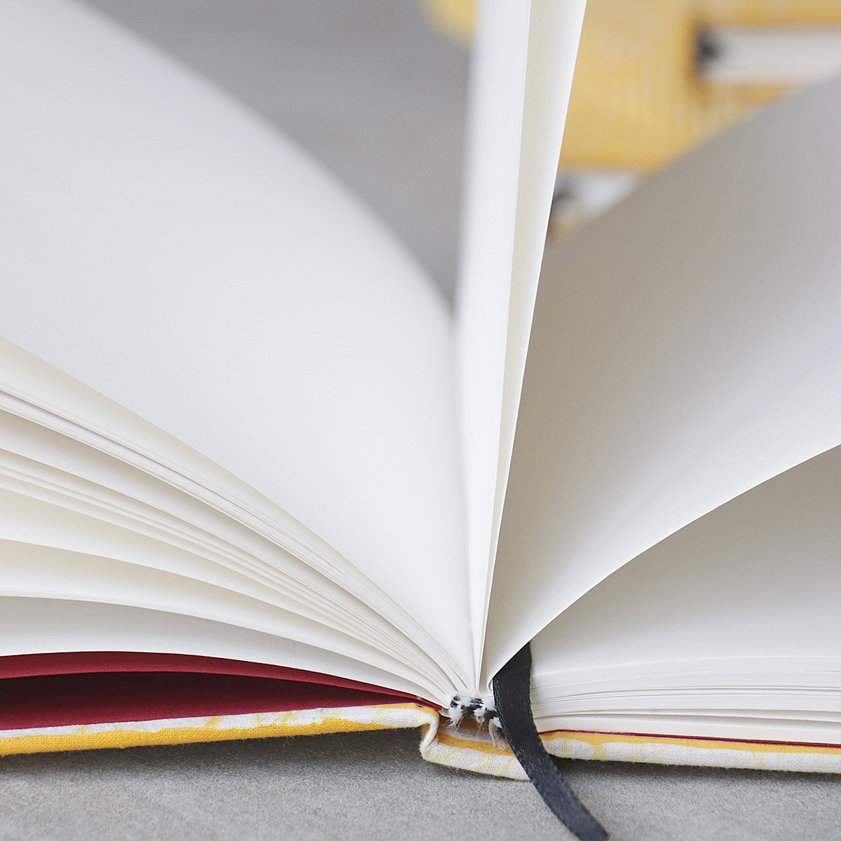 Paper Board Diary | Striped Design | Yellow | A5 Size | 200 Pages