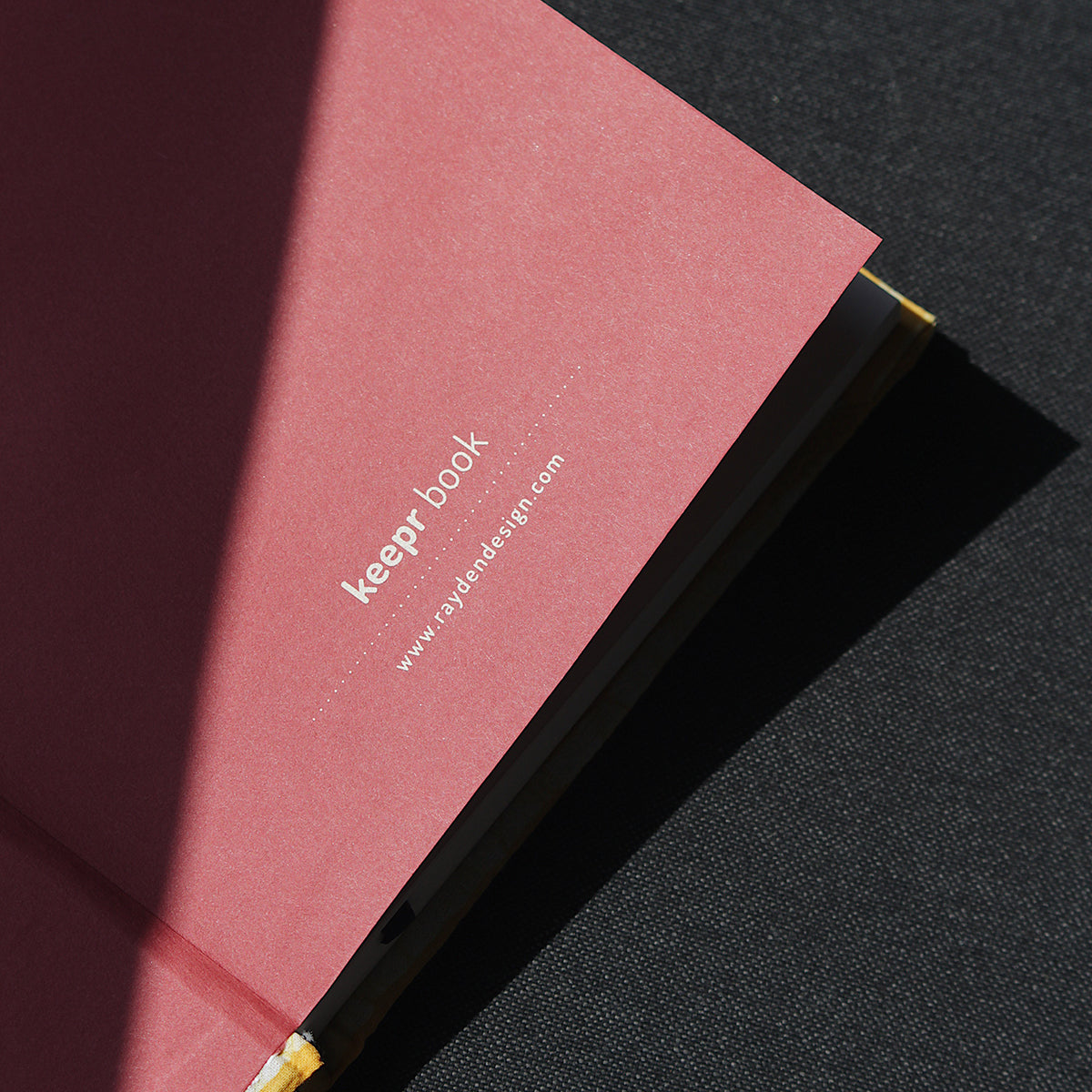 Paper Board Diary | Striped Design | Yellow | A5 Size | 200 Pages