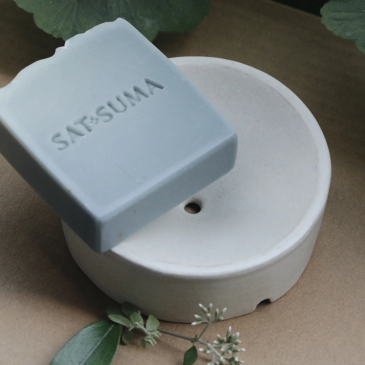 Stoneware Soap Tray | Grey