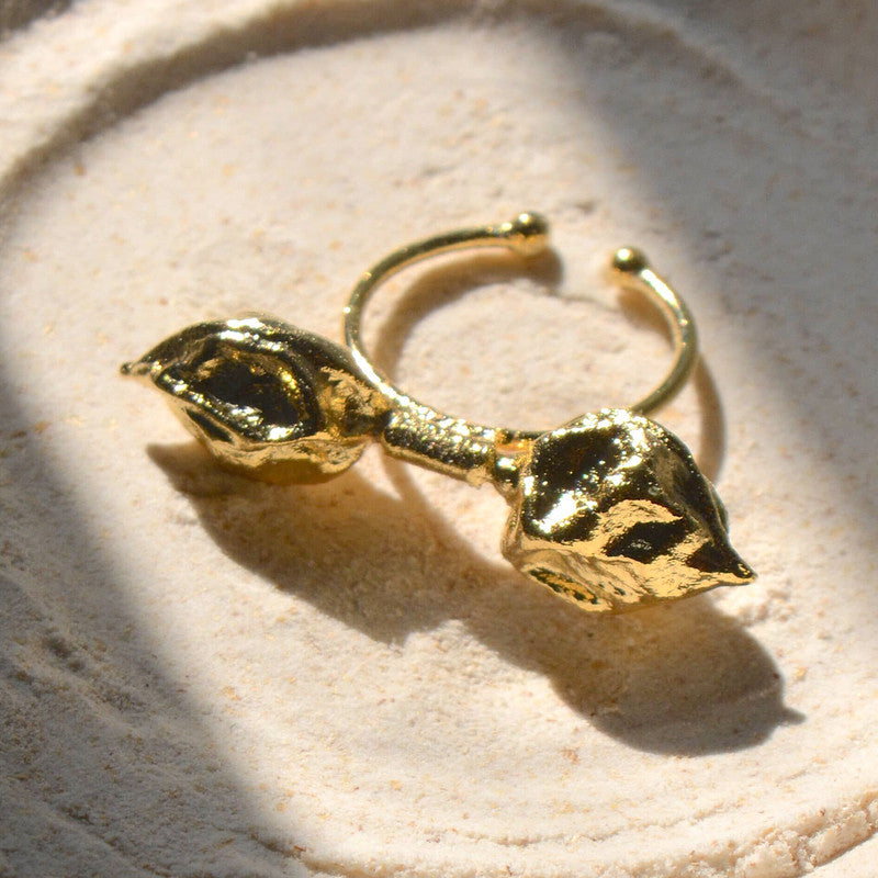 Cherry Ring | Gold Plated