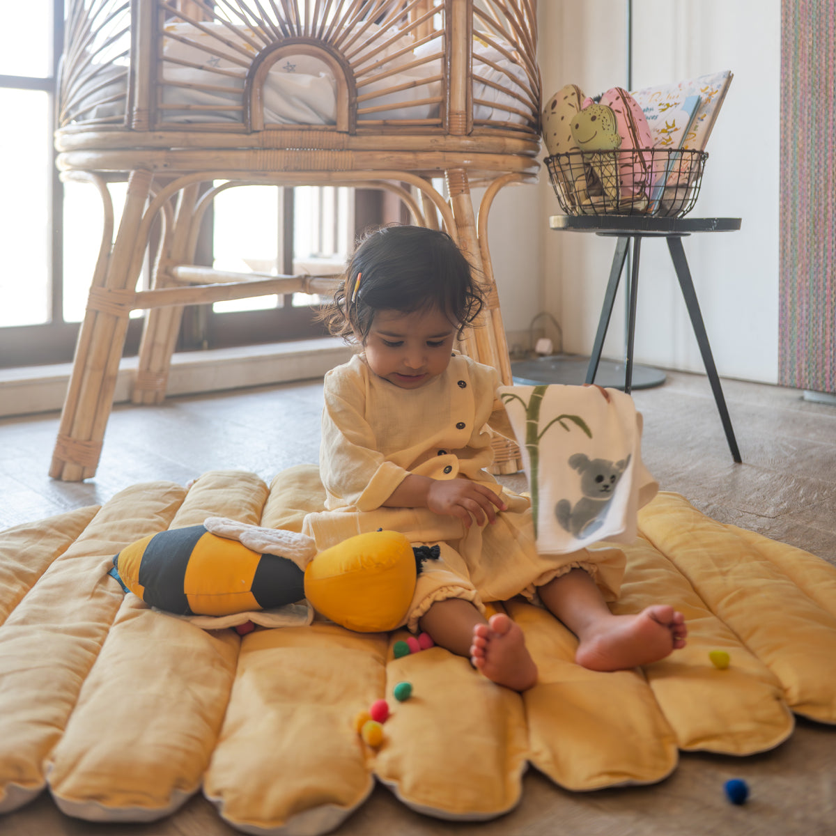 Baby Wash Cloth | Organic Muslin | Koala Purple | Set of 2