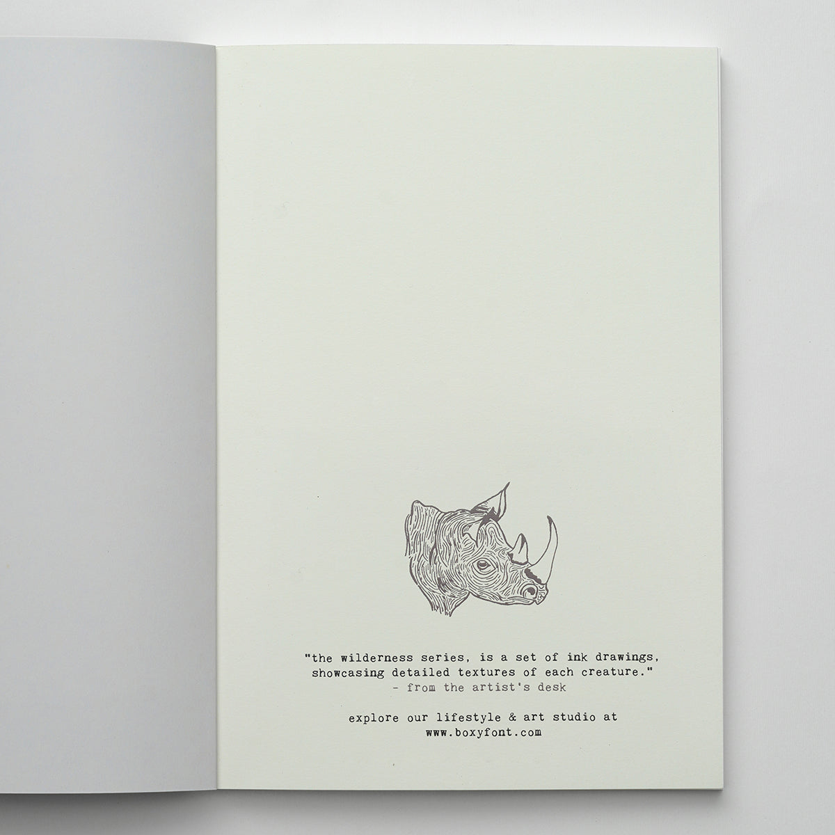 Rhino Studiobook - The Wilderness Series