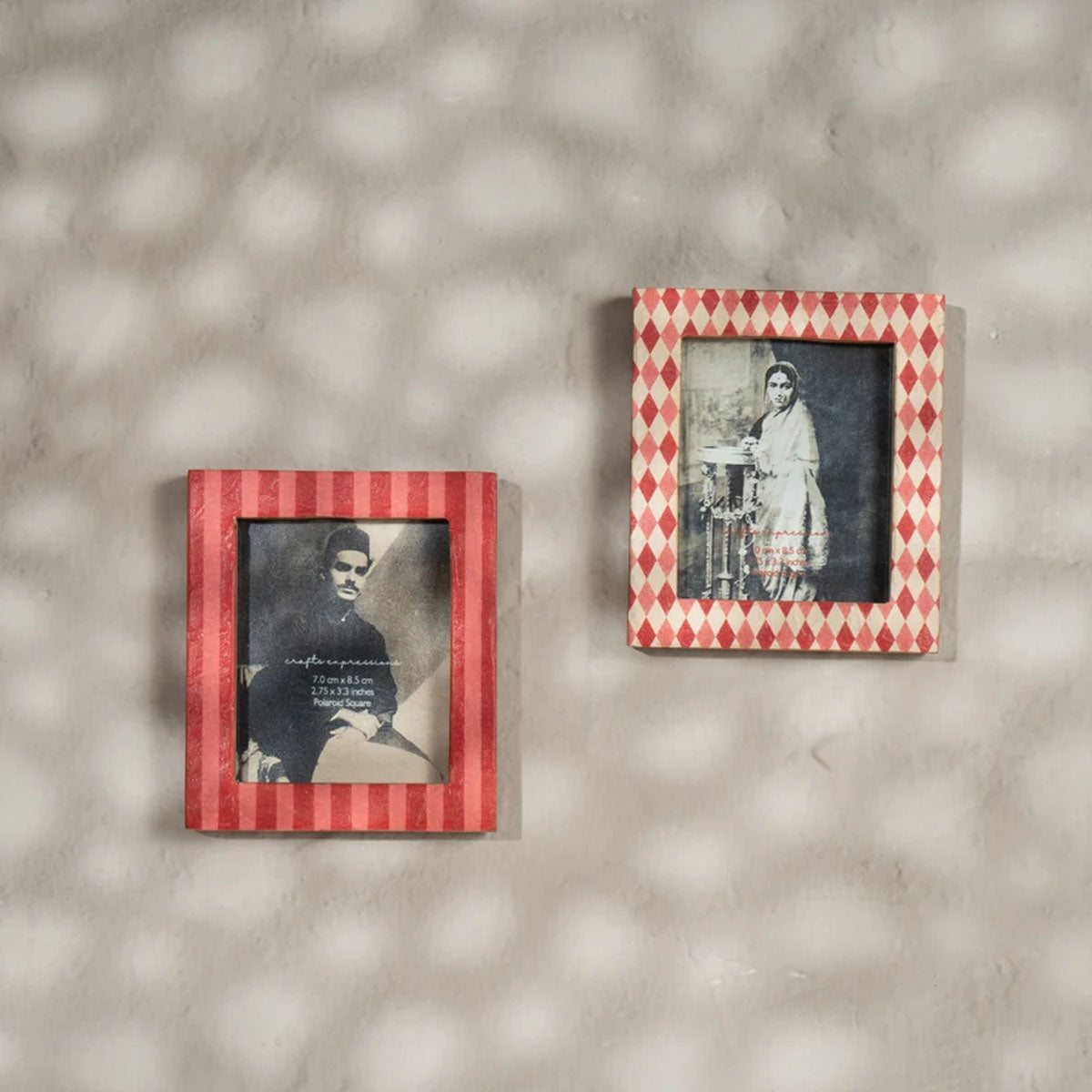 Ruby Wooden Instax Square Photo Frame | Red