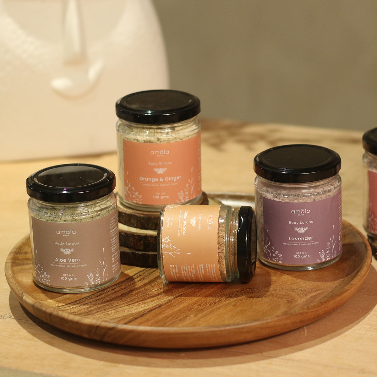 Vegan Body Scrub | Orange & Ginger| 100 G