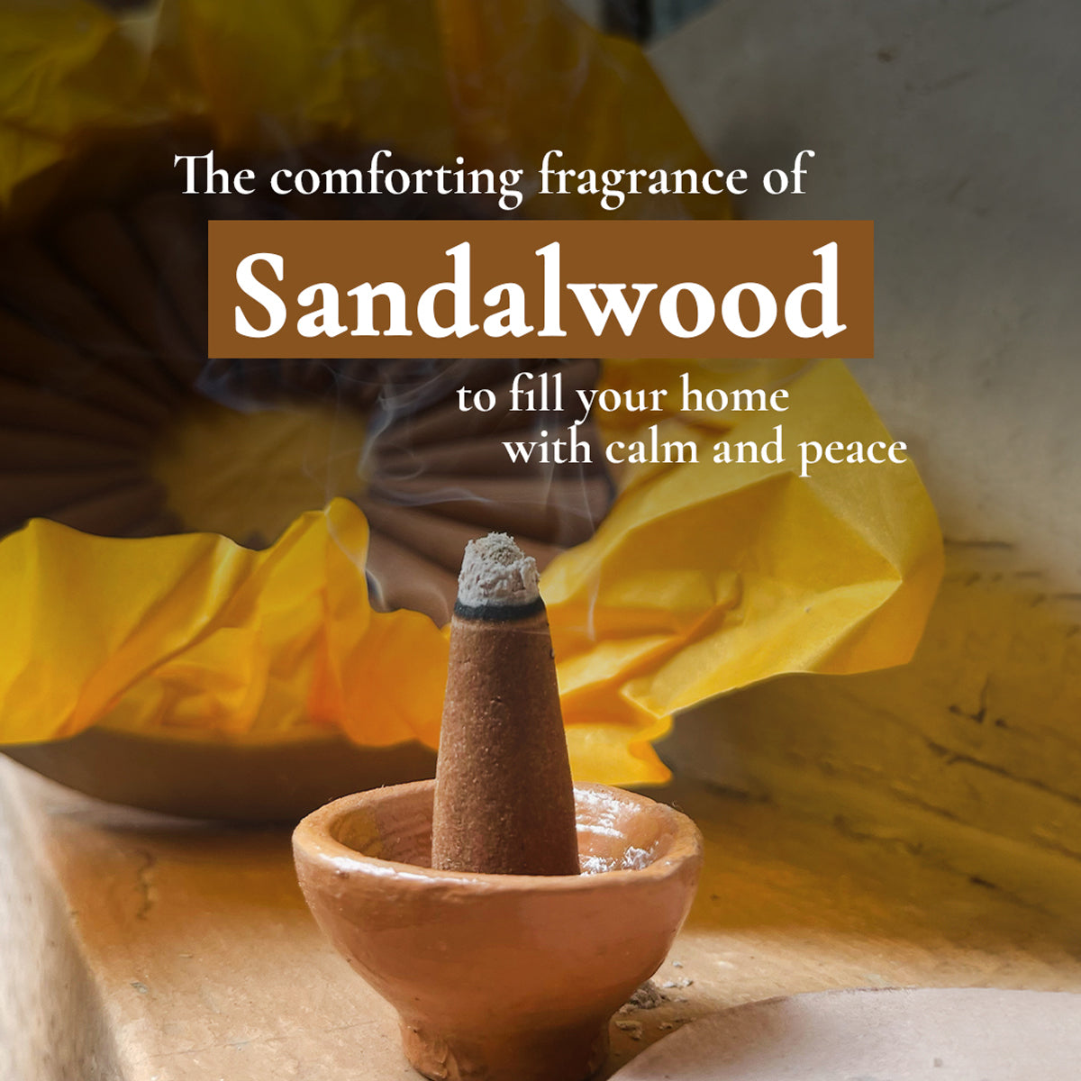 Sandali Dhoop - Pure Sandalwood Incense Cones | Pack of 25 incense cones