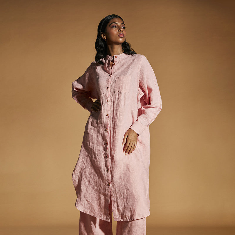 Women Linen Pants | Pyjama Pants | Pink