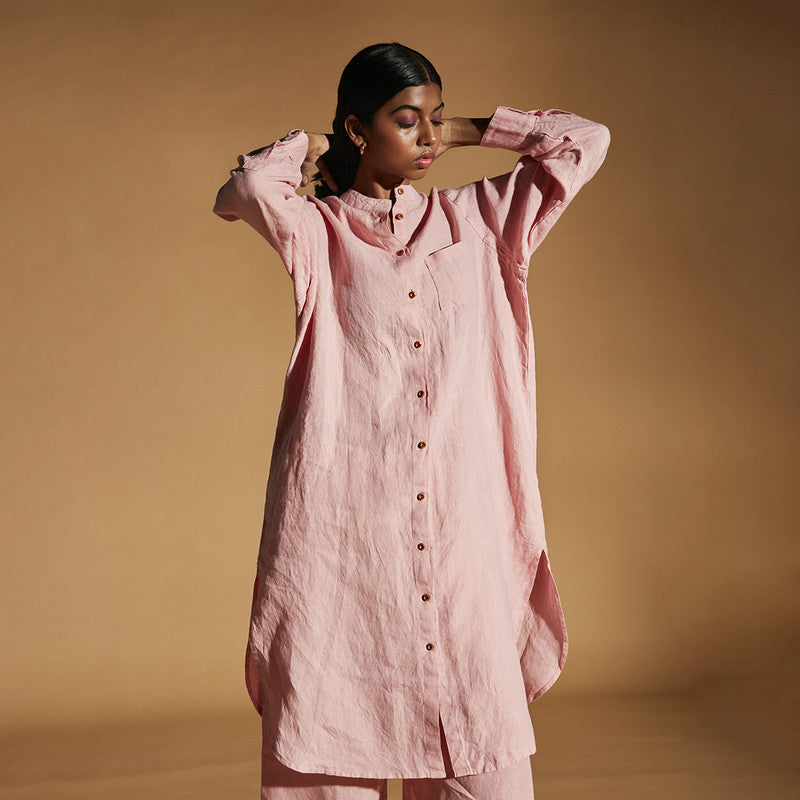 Women Linen Pants | Pyjama Pants | Pink