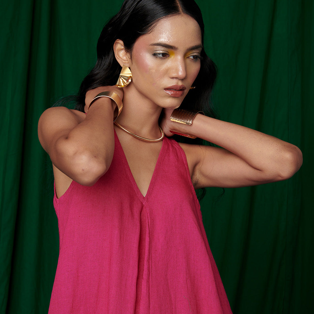 Rani Linen Flared Dress